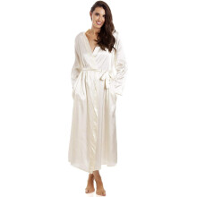 (cream, 22-24) Camille Womens Cream Long Satin Wraps