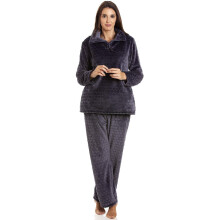 (grey spot, 14-16) Camille Womens Spot Pyjama Sets