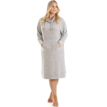(hacci grey, 8-10) Womens Comfy Fit Marl Hacci Loungers