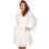 (IVORY, 18-20) Luxury Ivory Chemise And Wrap Set 1