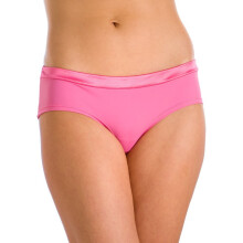 (Pink, 22-24) Womens Three Pack Pink Tuxedo Midi Boxer Shorts