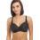 (BLACK, 38C) Womens Black Non Padded Underwired Lace Bra 1
