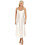 (PEACH, 14-16) Womens Long Thin Strap Satin Chemises 1