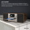 DAB+/DAB & FM Radio CD Player Bluetooth Transmit and Speaker - AZATOM D4 Walnut 3