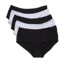 (MIXED PNK, 16) Five Pack Of Cotton Modal Colour Mix Shorts