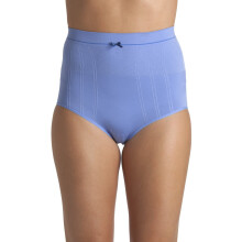 (BLUE, 10-12) Two Pack Blue Seamfree High Waist Shapewear Control Briefs
