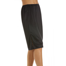 (BLACK, 12) Women's 24'' Half Length Cling Resistant Under Skirt Slip Black