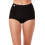 (BLACK, 16) Womens Black Three Pack Cotton Maxi Briefs 1