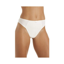 (IVORY, 18-20) Womens Micro-Fibre 2 Pack Control Thongs