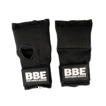 (L, Black) BBE Unisex Adult Boxing Padded Inner Glove