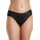 (BLACK, 20) Womens Three Pack Black High Leg Floral Lace Panel Briefs 1