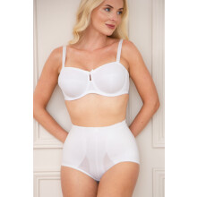 (White, 42E) Womens Strapless Multiway Underwired Bra