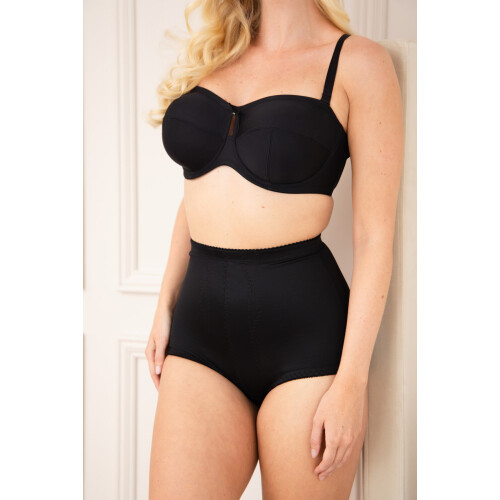 (Black, 40DD) Womens Strapless Multiway Underwired Bra