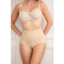 (Beige, 42D) Womens Strapless Multiway Underwired Bra