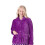 (PURPLE, 10-12) Womens Supersoft Button Front Embossed Bed Jacket 1