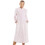 (PINK, 8-10) Womens Supersoft Button Front Pink Housecoat 1