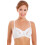 (WHITE, 34E) Womens White Floral Lace Non Padded Underwired Bra 1