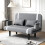 184CM Double Fabric Sofa Bed Sleeper Couch Folding Sofabed Settee Recliner Beds 10