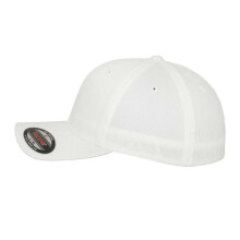 (XS-S, White) Flexfit Unisex Adult Wooly Combed Baseball Cap