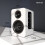 Bookshelf Speaker with Bluetooth, Optical, RCA - AZATOM Equinox M3 White 8
