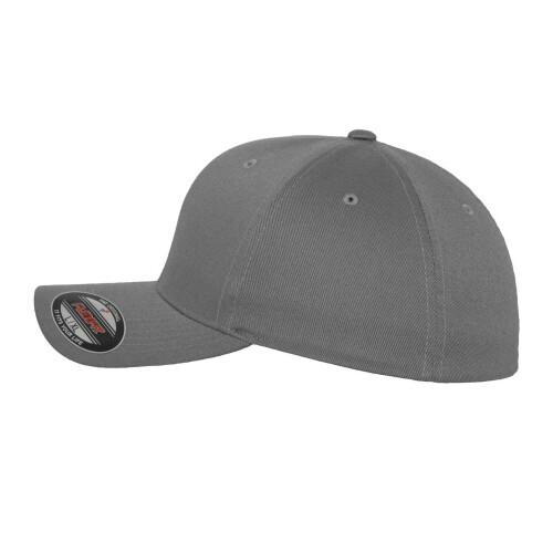 (S-M, Grey) Flexfit Unisex Adult Wooly Combed Baseball Cap