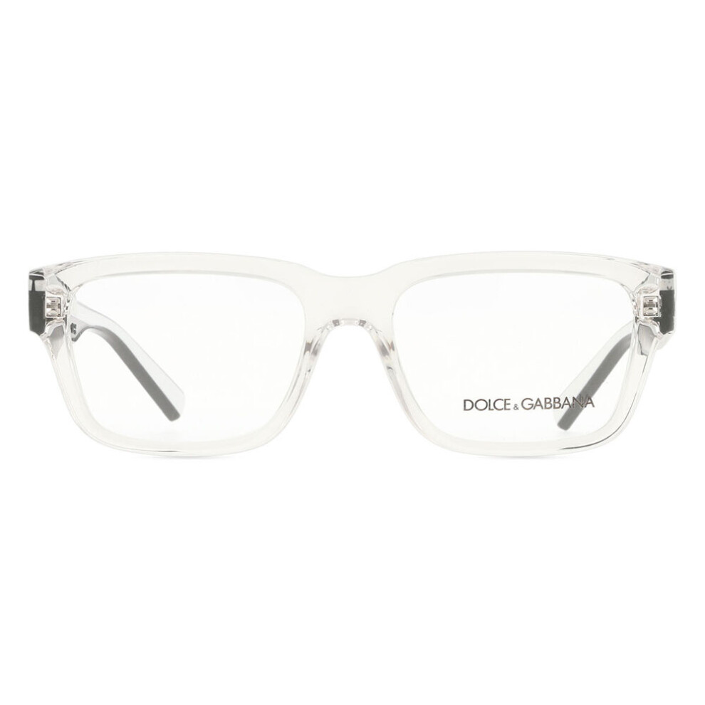 Dolce & Gabbana Unisex Dg5112 3133 Optical Frames Injected Transparent Squared Normal - Image 2
