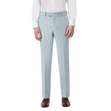 (38R, Blue) Without Prejudice Mens Archer Wool Slim Trousers
