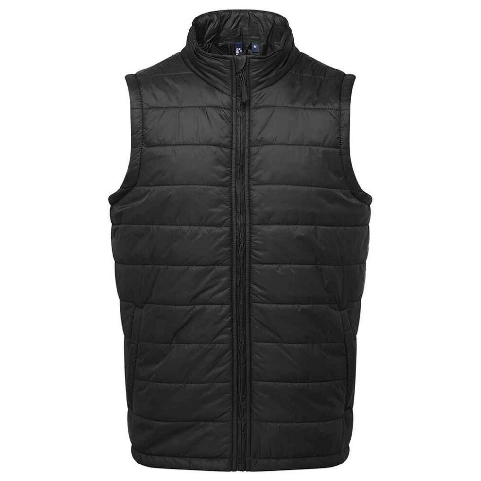 Premier (S, Black) Mens Recyclight Gilet