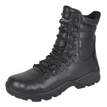 (6 UK, Black) Grafters Mens Commander Action Leather Combat Boots