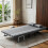 184CM Double Fabric Sofa Bed Sleeper Couch Folding Sofabed Settee Recliner Beds 9