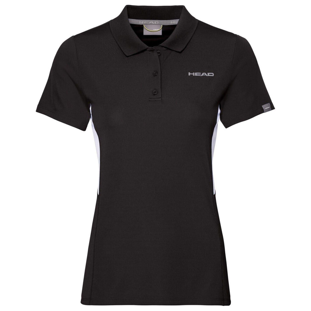 Head (12 Uk, Black) Womens/Ladies Club Tech Polo Shirt