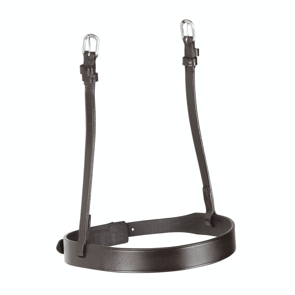 Photos - Equestrianism  Velociti Hunter Leather Horse Cavesson Noseband(Full, Havana)
