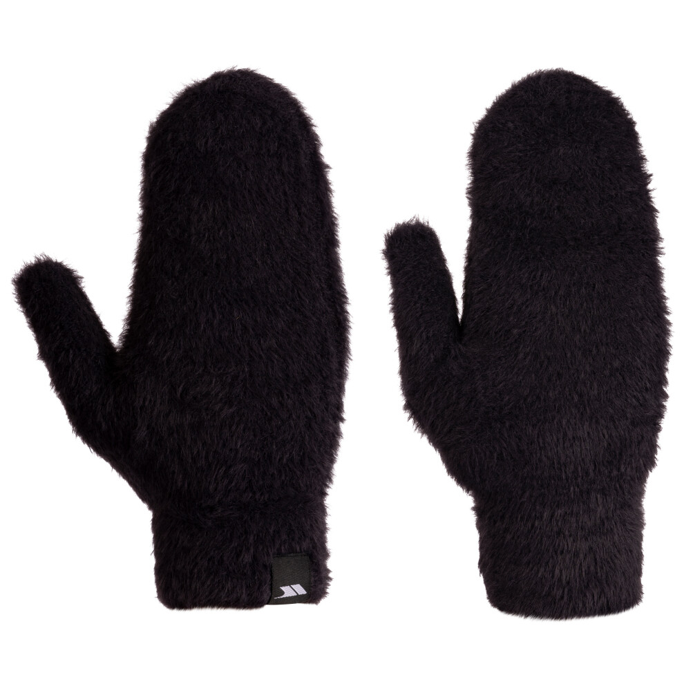 Trespass Women's Knitted Ski Mitts Seth Grey Medium - Image 3