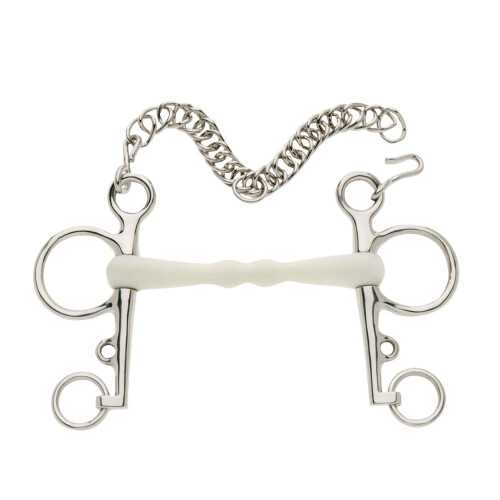 (6in, Silver) Lorina Flexi Mullen Mouth Pelham