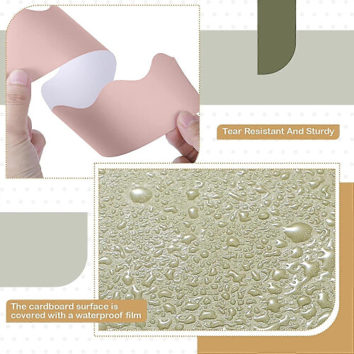 Fitting Scalloped Bulletin Board Borders, 6 Rolls, Gray 2