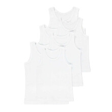 (6-8 Years, White) KidCollection Boys Vest Top (Pack of 6)