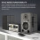 Bookshelf Speaker with Bluetooth, HDMI, Optical, RCA - AZATOM Equinox 2 M4 Grey 6