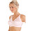 (PINK, 34C) Soft Cotton Comfort Non Wired Pink Bra 3