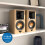 Bookshelf Speaker with Bluetooth, Optical, RCA & USB - AZATOM CX-2 Oak 9