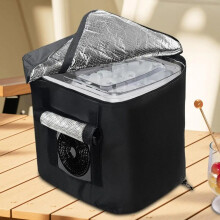 Cover for Ice Maker Heat Shield Portable Waterproof Insulation Cover for Ice Maker Ice Cubes Maker Protective Cover
