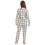 (light pink black check, 18) Womens Check Print Flannel Pyjama Set 3