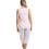 (GREY, 10-12) Womens Lightweight Striped Cropped Pyjama Set 5