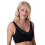 (BLACK, 12-14) Womens Soft Cotton Elastane Trim 2 Pack Bra Black 5