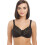 (BLACK, 38B) Womens Black Underwired Full Cup Lace Bra 2
