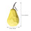 1pc Fruit Designed Ornament Ceramic Fruit Sculpture Geometric Desktop Adornment 2
