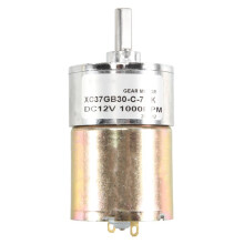 12V 1000RPM Getriebe Motor Hohes Drehmoment Elektrischer Untersetzung Getriebe Motor Exzentrische Abtrieb Welle 37Mm Getriebe