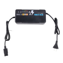 Chargeur de VéHicule éLectrique 60V 20AH avec Affichage de Puissance de 7 LumièRes Protection Contre les Fuites de Courant Chargeur au Plomb