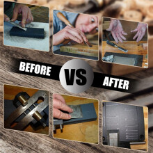 Woodworking Honing Guide Tools Chisel & Plane Blade Sharpening Kit Honing Guide,Angle Fixture, and Angle Gauge