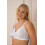 (WHITE, 42D) Camille Womens White Soft Cup Non-Wired Bra 4