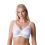 (WHITE, 42D) Camille Womens White Soft Cup Non-Wired Bra 6